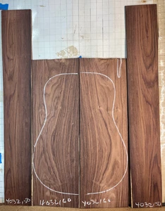 honduran rosewood back side guitar luthier tonewood back sides dred - Picture 1 of 6