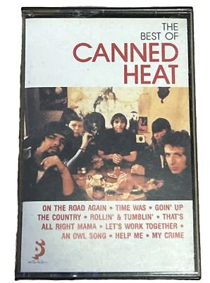 Cinta de casete The Best of Canned Heat 1989 EMI/Liberty Blues Rock éxitos clásicos Foto 1 de 4