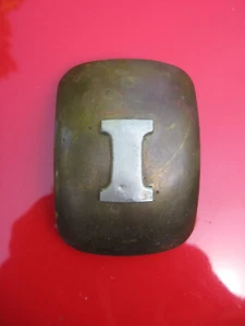VERY RARE US Circa 1875 MILITIA INDIAN WAR BREAST PLATE BUCKLE - Picture 1 of 8