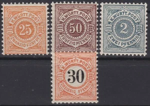 == AD Württemberg diferentes **, cat. 31€ == - Imagen 1 de 1