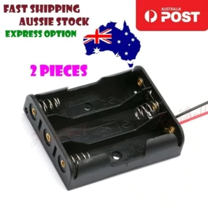 2pcs 3xAAA Battery Holder 3x1.5V Box 4.5V Case Wires 3 x AAA 1.5V - Picture 1 of 1