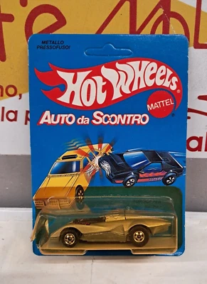 HOTWHEELS 1/64 AUTO DA SCONTRO    MATTEL 1984 ITEM 7582   MADE IN HONG KONG - Immagine 1 di 3
