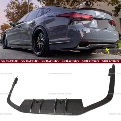 Kit de carrocería difusor de parachoques trasero de fibra de carbono real para Lexus LS500h 2018-2024 Foto 1 de 4
