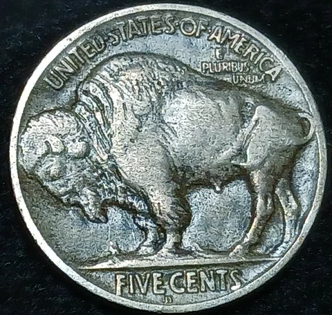 1920-D Denver Mint Buffalo Nickel 5 Cents~Scarce Date/Rare Grade~XF-AU Cover