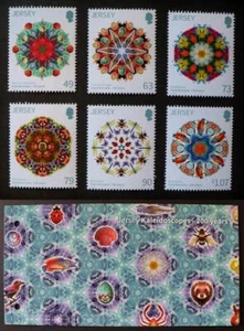 Estampillas de Jersey: Paquete de presentación "Caleidoscopio - 200 aniversario" MNH 6v 2017 - Imagen 1 de 5