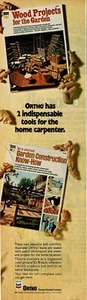1977 Vintage Print Ad Ortho has 2 indispensable tools for the home carpenter - Picture 1 of 2