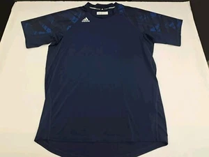 Adidas Hombres Ropa Activa Entrenamiento Manga Corta Camisa Azul Talla 3XL P/SP #6501 - Imagen 1 de 7