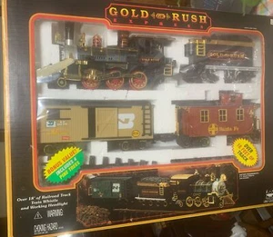 Vintage 1996 Gold Rush Express Train Set Number 186 In Box - Picture 1 of 15