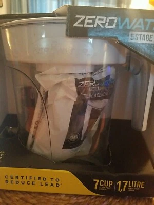 ZeroWater 7-Cup - 1.7 Liter Water Pitcher - Filtration Without Tester - Image 1 of 4