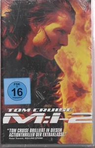 Tom Cruise M:i-2 Mission impossible 2 NEU VHS Video Kassette mit Bonus Features - Imagen 1 de 2