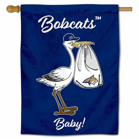 Montana State University New Baby Gift Decorative House Flag Cover