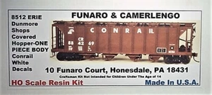 Funaro  F&C HO Dunmore Shops Conrail  Cvd Hopper  Kit #8512 - Picture 1 of 2