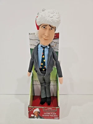 Boneca de pelúcia Clark Griswold falando puxar cordas férias de Natal nova na caixa 12" - Imagem 1 de 2