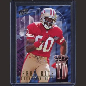 Tarjeta insertada Jerry Rice 1995 Fleer Ultra TOUCHDOWN KINGS #6 San Francisco 49ers - Imagen 1 de 3