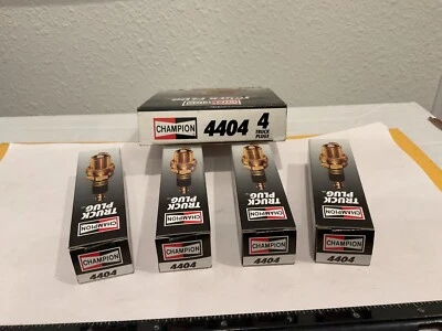 NewQty (4) Champion 4404 Spark Plugs, For Trucks - Image 1 of 3