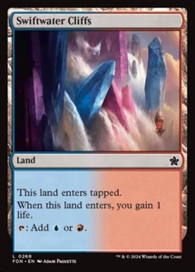 MTG Magic the Gathering Swiftwater Cliffs (268/789) Foundations LP - Picture 1 of 1