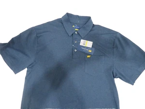 Jack Nicklaus UV Protection Moisture Wicking Stretch Polo Shirt M Blue - Picture 1 of 4