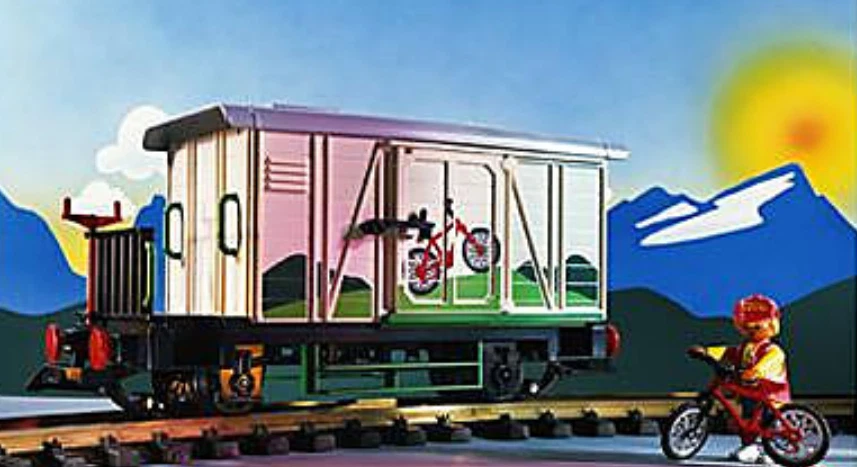 Playmobil -- Pièce de rechange - Wagon marchandises fermé  4115 - - Photo 1/1