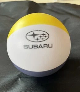 BOLA DE GOMA ESPUMA SUBARU 3” Multicolor JUGUETE PERRO Coche Auto Logo Swag - Imagen 1 de 7