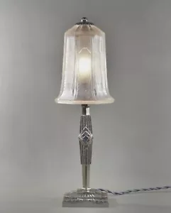 HETTIER & VINCENT : French 1930 art deco lamp .......................... France - Picture 1 of 10