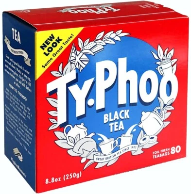 Typhoo Black Tea - 80 bolsas Foto 1 de 4