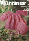 Vintage baby Crochet Pattern for Coat & Bonnet 4ply one size 19- 20?.    (299)