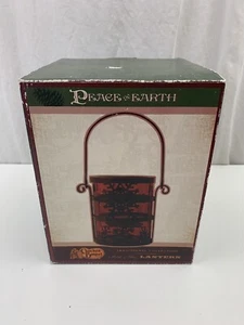Cracker Barrel Traditional Collection Peace on Earth Windlicht Kerzenhalter - Bild 1 von 12