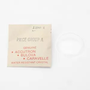 NOS Genuine Bulova Accutron Crystal Ref #1198-1 - 29.5mm Watch Part (C1D16) - Picture 1 of 1