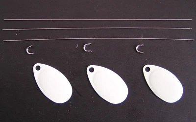 Selbstleuchtende Spinner Blätter French Größe 4 +Extras,Spinner selber bauen,Neu - Bild 1 von 2