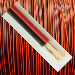 20m schwarz rot LiYz 2 x 0,25mm² Kabel Litze Zwillingslitze 2-adrig 20 Meter - Bild 1 von 1