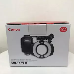 CANON MR-14EX II Macro Ring Light EF Lenses MR-14EX2 EOS camera Strobe Flash - Picture 1 of 9