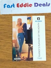 PLAYBOY 1995 SALLY SARELL COLLECTOR CARD # 21 MISS MARCH 1960 NEAR MINT
