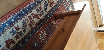 solid oak coffee table with drawers - Image 1 of 2