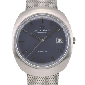 IWC SCHAFFHAUSEN Vintage Cal.8541B Datum blaues Zifferblatt Automatik Herrenuhr E#139396 - Bild 1 von 9