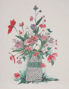 Jennifer Bennington, Spring Flowers, Lithograph, signed and numbered in pencil - Picture 1 of 3