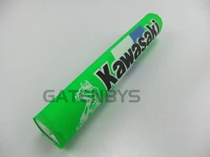 Green Handlebar Bar Pad Fits Kawasaki Motocross Enduro Kx Kxf Klx Kdx Kmx Kle Kl - Picture 1 of 4