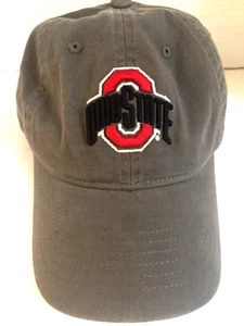 Ohio State Buckeyes NCAA Zephyr Gray Red Cap Hat Embroidered Buckle Strap - Picture 1 of 6