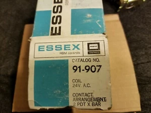 RBM Essex Relè 91-907 125/250v 60hz, NOS - Foto 1 di 6