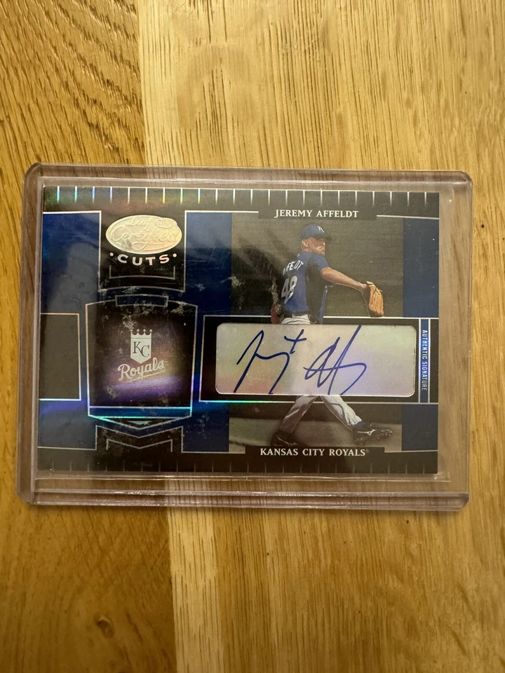 2004 Leaf Certified Cuts - Marble Blue #98 Jeremy Affeldt Nice 🔥69/75🔥Auto - Image 1 of 4