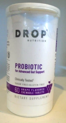 Probiotic Advanced Gut Support 60 Grape Flavored Chewable Tablets - Image 1 of 2
