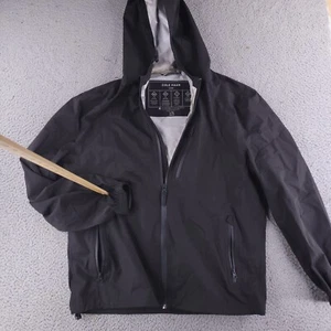 Cole Haan Jacket Mens Large Fitted Zip Tech Water Water Wind Resist Packable - Picture 1 of 15