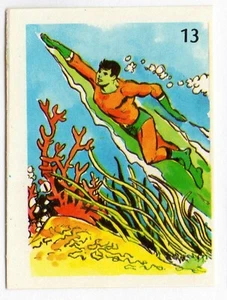 AQUALAD / GARTH #13 CROMO SUPER AMIGOS / SUPER FRIENDS DC 1978 REYAUCA - Foto 1 di 2