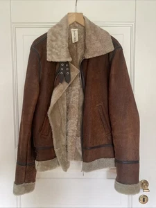 Lederjacke Mit Fell Gefüttert Herren Größe 48 (M) Delan - Bild 1 von 14