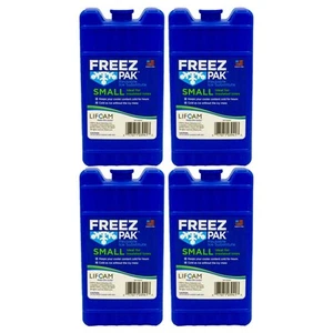 Freez Pak Reusable Ice Pack 4 Pack Ice Packs For Lunch Bags And Coolers - Picture 1 of 2