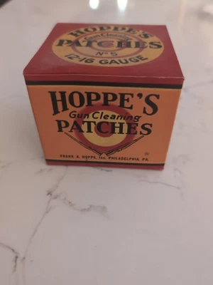 Винтажные нашивки для чистки оружия Hoppe's BOX NO 5 калибр 12-16 - Изображение 1 из 4