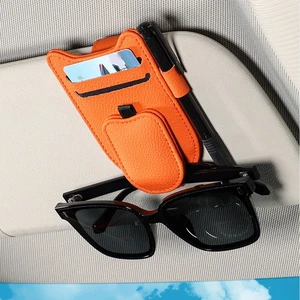 Car Sun Visor Glasses Holders Magnetic Eyeglasses Hanger Clip Sunglasses Holder - Picture 1 of 13