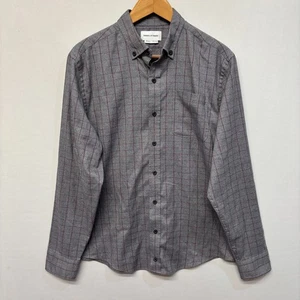 Ministry of Supply langärmliges schmal geknöpftes Herrenhemd Oberteil Größe Medium D053-10 - Bild 1 von 17