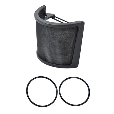 Microphone Filter Condenser Microphone Recording Metal Windscreen Universal - Image 1 of 4