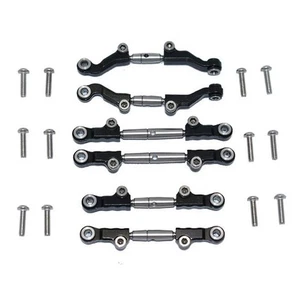 NEW GPM Alum+SS Adjustable Tie Rods Black Losi 1/18 Mini-T 2.0 FREE US SHIP - Picture 1 of 4