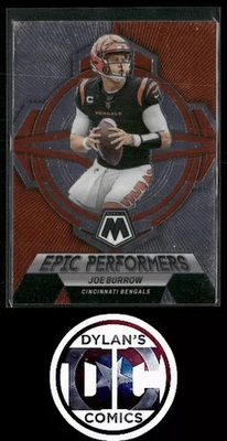 2023 Panini Mosaic #EP-JB Joe Burrow Epic Performers Cincinnati Bengals - Image 1 of 2